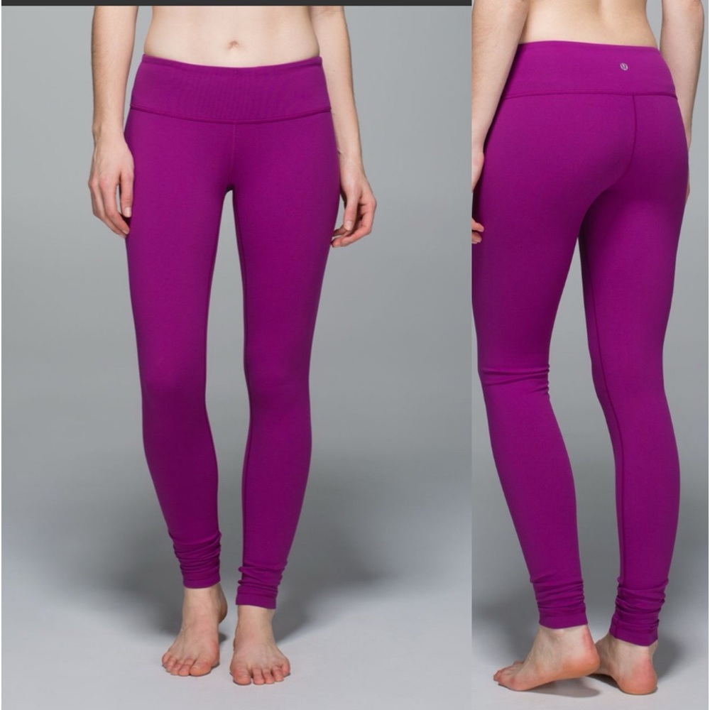 Lululemon Wunder Under Tender Violet pre owned size 10